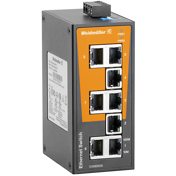Weidmüller Netzwerk-Switch IE-SW-BL08-8TX
